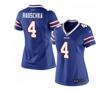 Women's Nike Buffalo Bills #4 Stephen Hauschka Limited Royal Blue Team Color NFL Jersey