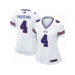 Women's Nike Buffalo Bills #4 Stephen Hauschka Limited White NFL Jersey