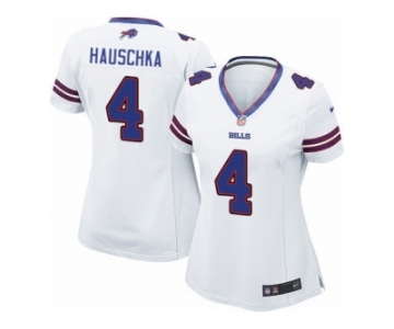 Women's Nike Buffalo Bills #4 Stephen Hauschka Limited White NFL Jersey