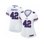 Women's Nike Buffalo Bills #42 Patrick DiMarco Limited White NFL Jersey