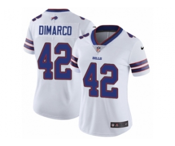 Women's Nike Buffalo Bills #42 Patrick DiMarco Vapor Untouchable Limited White NFL Jersey