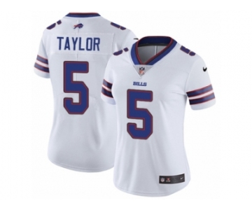 Women's Nike Buffalo Bills #5 Tyrod Taylor Vapor Untouchable Limited White NFL Jersey