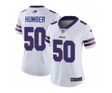 Women's Nike Buffalo Bills #50 Ramon Humber Vapor Untouchable Limited White NFL Jersey