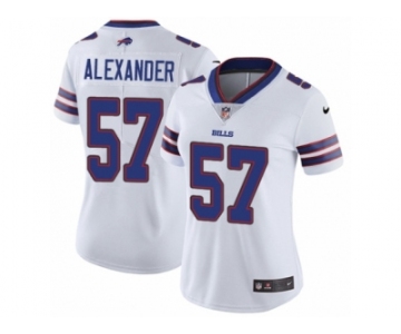 Women's Nike Buffalo Bills #57 Lorenzo Alexander Vapor Untouchable Limited White NFL Jersey