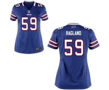 Women's Nike Buffalo Bills #59 Reggie Ragland Royal Blue Team Color NFL Jersey