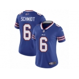 Women's Nike Buffalo Bills #6 Colton Schmidt Vapor Untouchable Limited Royal Blue Team Color NFL Jersey