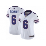 Women's Nike Buffalo Bills #6 Colton Schmidt Vapor Untouchable Limited White NFL Jersey