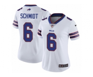 Women's Nike Buffalo Bills #6 Colton Schmidt Vapor Untouchable Limited White NFL Jersey