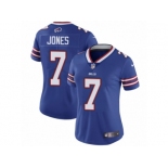 Women's Nike Buffalo Bills #7 Cardale Jones Vapor Untouchable Limited Royal Blue Team Color NFL Jersey