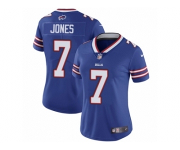 Women's Nike Buffalo Bills #7 Cardale Jones Vapor Untouchable Limited Royal Blue Team Color NFL Jersey