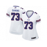 Women's Nike Buffalo Bills #73 Dion Dawkins Limited White NFL Jersey