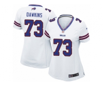 Women's Nike Buffalo Bills #73 Dion Dawkins Limited White NFL Jersey