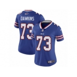 Women's Nike Buffalo Bills #73 Dion Dawkins Vapor Untouchable Limited Royal Blue Team Color NFL Jersey