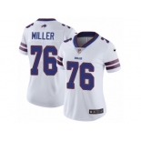 Women's Nike Buffalo Bills #76 John Miller Vapor Untouchable Limited White NFL Jersey