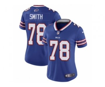 Women's Nike Buffalo Bills #78 Bruce Smith Vapor Untouchable Limited Royal Blue Team Color NFL Jersey