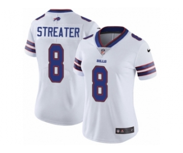 Women's Nike Buffalo Bills #8 Rod Streater White Vapor Untouchable Limited Player NFL Jersey