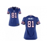 Women's Nike Buffalo Bills #81 Andre Holmes Royal Blue Team Color NFL Jersey