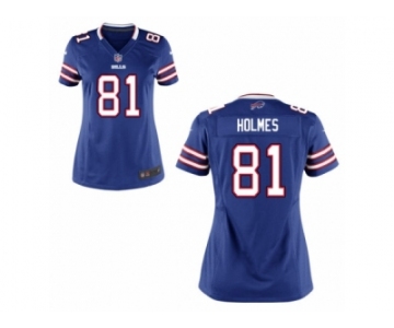 Women's Nike Buffalo Bills #81 Andre Holmes Royal Blue Team Color NFL Jersey