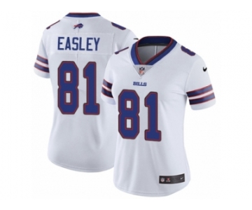 Women's Nike Buffalo Bills #81 Marcus Easley Vapor Untouchable Limited White NFL Jersey