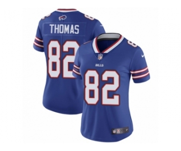 Women's Nike Buffalo Bills #82 Logan Thomas Royal Blue Team Color Vapor Untouchable Limited Player NFL Jersey