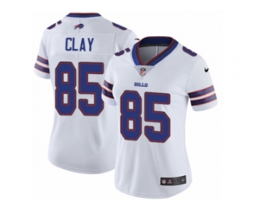 Women's Nike Buffalo Bills #85 Charles Clay Vapor Untouchable Limited White NFL Jersey