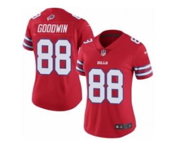 Women's Nike Buffalo Bills #88 Marquise Goodwin Limited Red Rush NFL Jersey