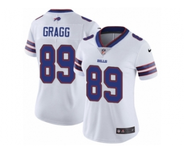 Women's Nike Buffalo Bills #89 Chris Gragg Vapor Untouchable Limited White NFL Jerse