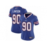 Women's Nike Buffalo Bills #90 Shaq Lawson Vapor Untouchable Limited Royal Blue Team Color NFL Jersey