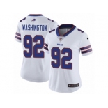 Women's Nike Buffalo Bills #92 Adolphus Washington Vapor Untouchable Limited White NFL Jersey