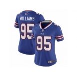 Women's Nike Buffalo Bills #95 Kyle Williams Vapor Untouchable Limited Royal Blue Team Color NFL Jersey