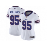 Women's Nike Buffalo Bills #95 Kyle Williams Vapor Untouchable Limited White NFL Jersey