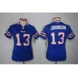 nike women nfl jerseys buffalo bills #13 johnson boue[nike]