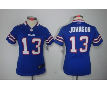 nike women nfl jerseys buffalo bills #13 johnson boue[nike]