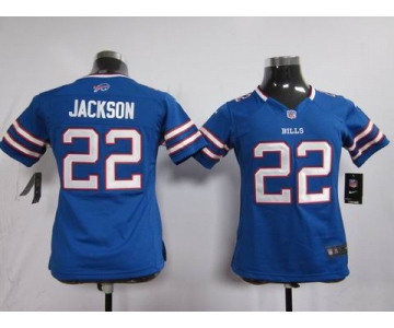 nike women nfl jerseys buffalo bills #22 jackson blue[nike]