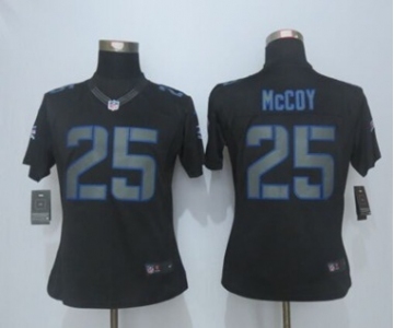 nike women nfl jerseys buffalo bills #25 mccoy black[nike impact limited]