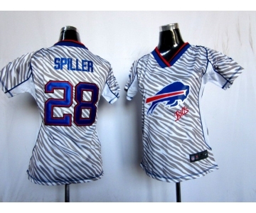 nike women nfl jerseys buffalo bills #28 spiller[fem fan zebra]