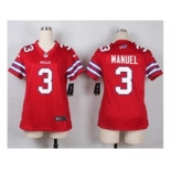 nike women nfl jerseys buffalo bills #3 e. j. manuel red[nike]