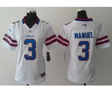 nike women nfl jerseys buffalo bills #3 manuel white[nike]