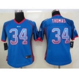 nike women nfl jerseys buffalo bills #34 thomas blue[Elite drift fashion]