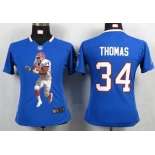 nike women nfl jerseys buffalo bills #34 thomas blue[portrait fashion]