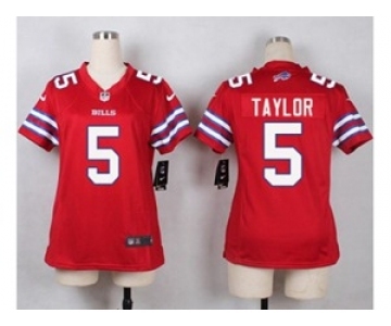 nike women nfl jerseys buffalo bills #5 taylor red[nike]