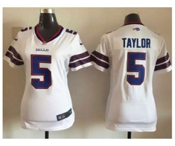 nike women nfl jerseys buffalo bills #5 taylor white[nike]