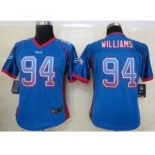 nike women nfl jerseys buffalo bills #94 williams blue[Elite drift fashion