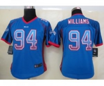 nike women nfl jerseys buffalo bills #94 williams blue[Elite drift fashion