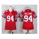 nike women nfl jerseys buffalo bills #94 williams red[nike]