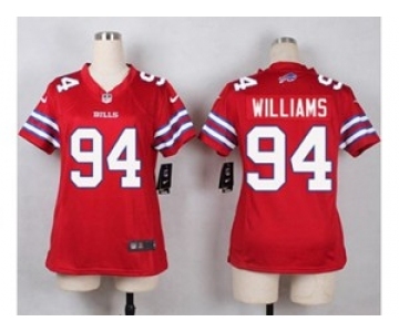 nike women nfl jerseys buffalo bills #94 williams red[nike]