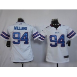 nike women nfl jerseys buffalo bills #94 williams white[nike]