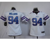 nike women nfl jerseys buffalo bills #94 williams white[nike]