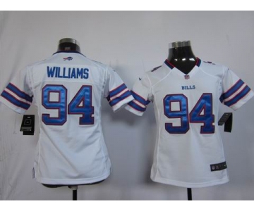 nike women nfl jerseys buffalo bills #94 williams white[nike]