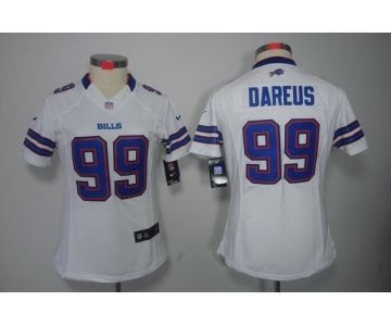 nike women nfl jerseys buffalo bills #99 dareus white[nike limited]